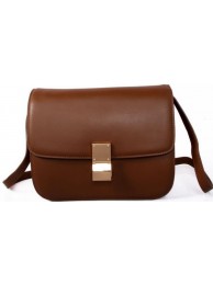 Celine Classic Box Small Flap Bag Smooth Leather C88007C Brown Tl5198iv85