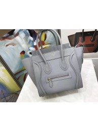 Celine Luggage Micro Tote Bag Original Leather CLY33081M Grey Tl5082xh67