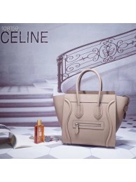 CELINE MICRO LUGGAGE HANDBAG IN LAMINATED LAMBSKIN 167793-12 Tl4916DV39