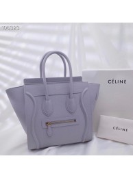 CELINE MICRO LUGGAGE HANDBAG IN LAMINATED LAMBSKIN 167793-19 Tl4909Yv36