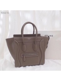 CELINE MICRO LUGGAGE HANDBAG IN LAMINATED LAMBSKIN 167793-6 Tl4922su78