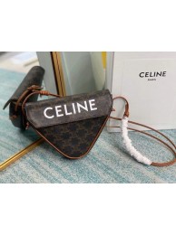 Celine MINI CABAS VERTICAL IN TRIOMPHE CANVAS 194355 Tl4724Xp72