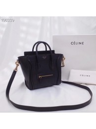 CELINE NANO LUGGAGE BAG IN LAMINATED LAMBSKIN 189244-15 Tl4932Ym74