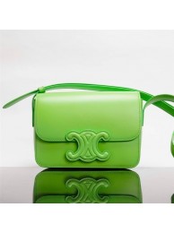 Celine TEEN CLASSIC BAG IN BOX CALFSKIN 199223 green Tl4690Av26