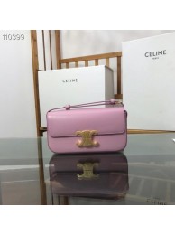 Celine TRIOMPHE SHOULDER BAG IN NATURAL CALFSKIN 194143 rose Tl4785hT91