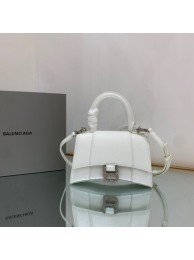 Cheap Balenciaga HOURGLASS SMALL TOP HANDLE BAG 59353 WHITE Tl15864sJ42