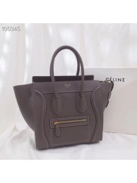 Cheap CELINE MICRO LUGGAGE HANDBAG IN LAMINATED LAMBSKIN 167793-14 Tl4914sJ42