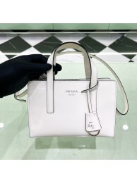 Cheap Fake Prada Re-Edition 1995 brushed-leather small shoulder bag 1BA357 white Tl5760BC48