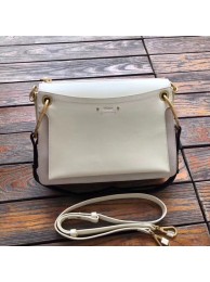 CHLOE Roy leather and suede Medium shoulder bag 20656 cream Tl17955nB26