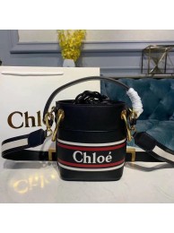 Chloe Roy Mini Smooth Leather Bucket Bag 3S508 Black Tl17919Yo25