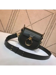 CHLOE Tess Small leather shoulder bag 3E153 Blackish green Tl17940vj67