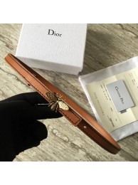 Copy Dior BEE BELT CALFSKIN B0387 brown Tl11087Zn71