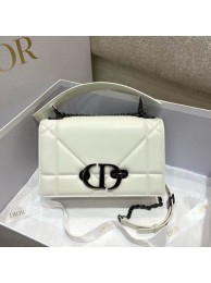 DIOR 30 MONTAIGNE POUCH WITH SHOULDER STRAP AND HANDLE S32698 WHITE Tl8083uU16