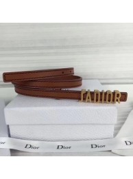 Dior 30mm Leather Belt CD2366 Brown Tl11094HB29