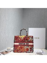 DIOR BOOK TOTE BAG IN EMBROIDERED CANVAS C1286-4 Tl8986VF54