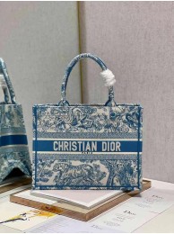 DIOR BOOK TOTE Embroidery C1287-26 blue Tl8289Is79