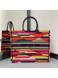 DIOR BOOK TOTE Multicolor D-Stripes Embroidery M1286Z Tl8759VI95