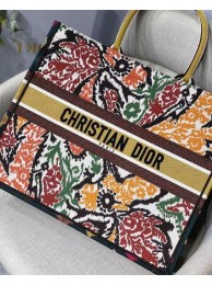 DIOR BOOK TOTE Yellow Multicolor Dior Paisley Embroidery M1286Z Tl8730rf73