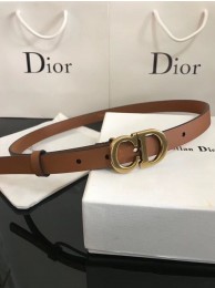 Dior Calf Leather Belt Wide with 20mm 5361 brown Tl11068Mc61