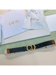 DIOR CARO PEARLS BELT 30 MM B0292UWFR black Tl10970KX86