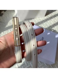 DIOR-ID BELT Raspberry Smooth Calfskin 15 MM B0109UM white Tl11045fw56