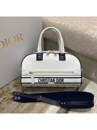 DIOR medium leather tote Bag C9189 white Tl8278vX95