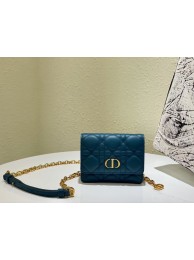 DIOR MINI BOBBY BAG Gradient Cannage Lambskin C0952 blue Tl8444hk64