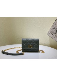 DIOR MINI BOBBY BAG Gradient Cannage Lambskin C0952 gray Tl8445ki86