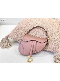 DIOR SMALL SADDLE BAG Calfskin M0445CW pink Tl8479Gw67