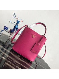 Fake 1:1 Prada Double Saffiano leather bag 1BA212 rose Tl6498YK70