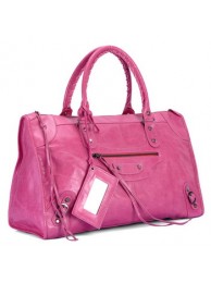 Fake Balenciaga Covered Giant Weekender bag 084327 Small Nail Pink Tl16265ny77