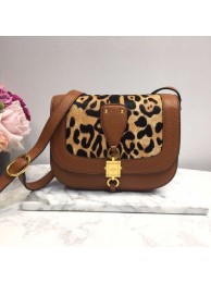 Fake Best VALENTINO Origianl leather shoulder bag 0705 leopard Tl19507Nk59