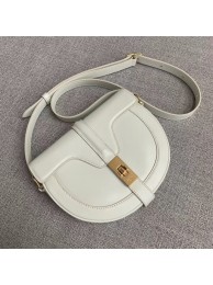 Fake CELINE SMALL BESACE 16 BAG IN SATINATED CALFSKIN CROSS BODY 188013 WHITE Tl4964Hj78