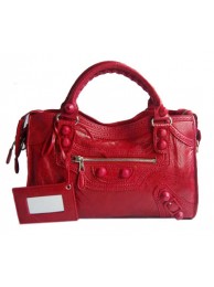 Fake Cheap Balenciaga Lampskin Leather Handbag 084832 Red Tl16200Kt89