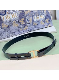 Fake DIOR 30 MONTAIGNE BELT Black Smooth Calfskin 30 MM B0305UVW Tl10966pE71