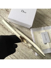 Fake Dior BEE BELT CALFSKIN B0387 creamy-white Tl11091QF99