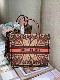 Fake DIOR BOOK TOTE EMBROIDERED CANVAS BAG C1287-11 Tl8965ny77