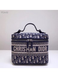 Fake Dior SADDLE DENIM CANVAS Cosmetic Bag 5698 Tl9137qZ31