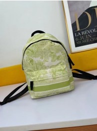 Fake DIOR SMALL DIORTRAVEL BACKPACK M6108 green Tl8571RY48