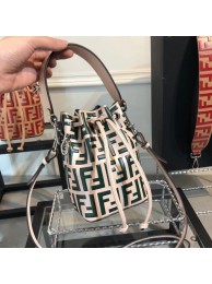 Fake Fendi KAN I LOGO Handbag F0835 GREEN Tl13202lF58