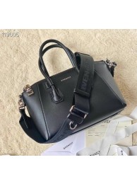 Fake Givenchy Grained Original Calfskin Small Antigona Bag BB0273 black Tl18198bz90