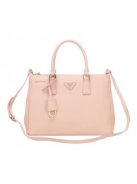 Fake Prada BN2274 Light Pink Saffiano Calfskin Leather Tote Bag Tl6634GR32