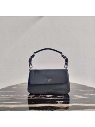 Fake Prada Brushed leather small bag 2AD138 black Tl5925kw88