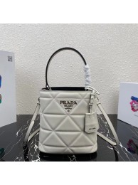 Fake Prada Nappa Leather Prada Spectrum Tote 1BG319 white Tl5981QF99