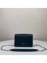 Fake Prada Saffiano leather mini shoulder bag 2BD032 black Tl6119eZ32