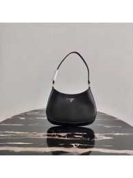 Fake Prada Saffiano leather shoulder bag 2BC499 black Tl6059Hj78