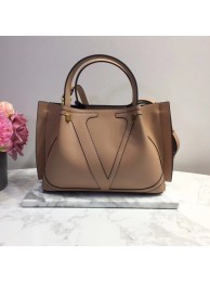 Fake VALENTINO Origianl leather tote 9077 light pink Tl19486QF99