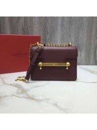 Fake VALENTINO Uptown shoulder bag 3196 dark red Tl19654Sq37