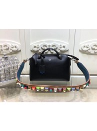 Fendi BY THE WAY Bag Original Calfskin Leather F2689 Black Tl13251pB23