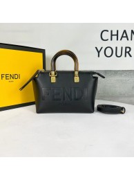 Fendi By The Way Mini Small leather Boston bag 8BS067A black Tl12555Mn81